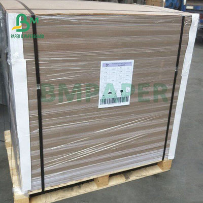 900 กรัม 1200 กรัม กระดาษ Duplex ที่เคลือบ สีขาวและเทา 31.5' x 41.5'