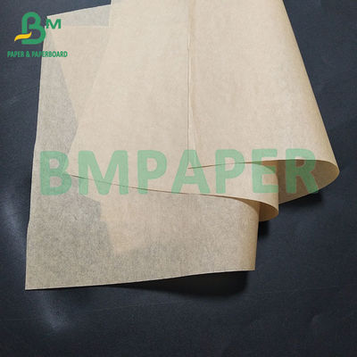 กระดาษ Brown Food Grade Oven กันไขมัน แฮมเบอร์กเกอร์ แผ่นม้วน