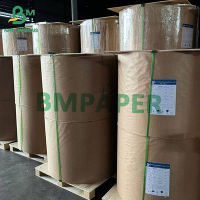 หม้อกระดาษครัฟท์สีขาวสําหรับกระเป๋า 120 กรัม 150 กรัม สามารถพิมพ์ได้ MG Kraft กว้าง 787 มม 1092 มม