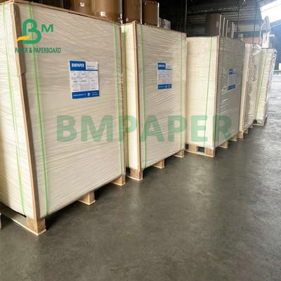 275 กรัม + 15 กรัม PE ผนังกระดาษสีขาว 74 x 106 ซม สําหรับกล่องบรรจุอาหารแข็ง