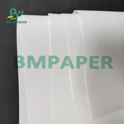 กระดาษสังเคราะห์กันรอยสีขาว 80um 100um สําหรับการพิมพ์หมึก
