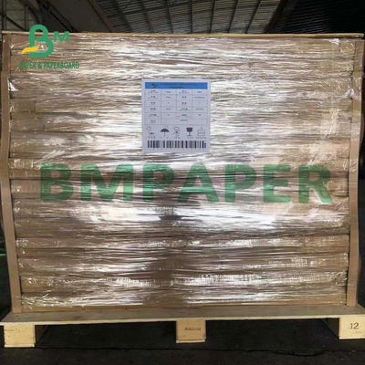กระดาษสังเคราะห์กันรอยสีขาว 80um 100um สําหรับการพิมพ์หมึก