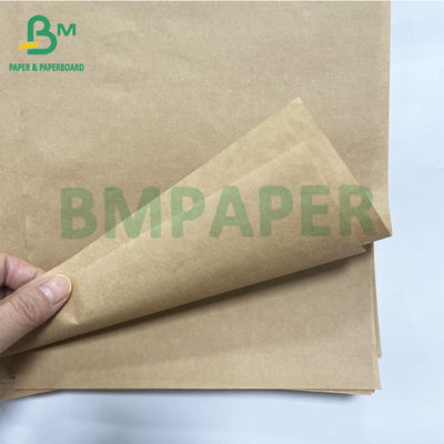 อาหารบรรจุกระดาษ Kraft แข็งแรง 40 50 GSMธรรมชาติ