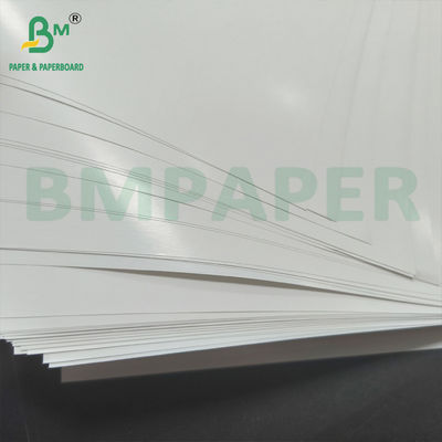 กระดาษติดป้ายด้านเดียวเคลือบกระจ่าง 80 กรัม 90 กรัม กระดาษศิลปะสีขาว C1S