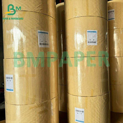 60gm ไม่มีฝุ่นกระดาษ สีน้ําตาล Bobbin ใยแกนกระดาษ Kraft สําหรับท่อเทป