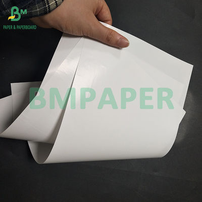 70gsm การพิมพ์สีขาว inkjet กระดาษเคลือบด้านเดียวสําหรับแผ่นฉลาก