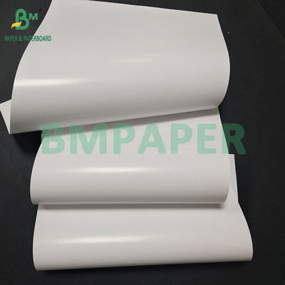 70gsm การพิมพ์สีขาว inkjet กระดาษเคลือบด้านเดียวสําหรับแผ่นฉลาก