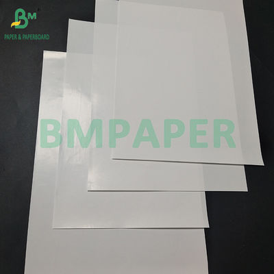 70gsm การพิมพ์สีขาว inkjet กระดาษเคลือบด้านเดียวสําหรับแผ่นฉลาก