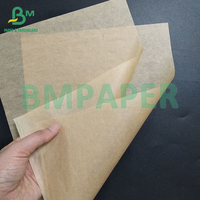 40 กรัม กระดาษกันไขมัน สีน้ําตาล สินค้าอาหาร แฮมเบอร์กเกอร์ แผ่นห่อ 7