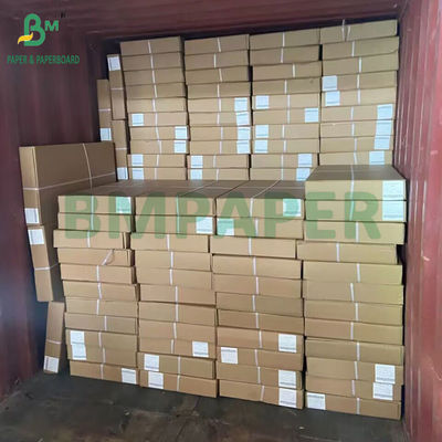 20LB รูปแบบกว้าง ไม่เคลือบกระดาษลวดสีขาวสําหรับเครื่องพิมพ์หมึก 24 &quot;x 150&quot;