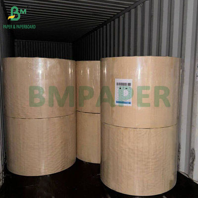 กระดาษครัฟท์สีน้ําตาล 50 กรัม สําหรับกระเป๋าบรรจุขนม 715 มม ความแข็งแรงในการระเบิดสูง