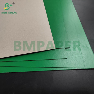 1.2mm 800g กระดาษกล่องสีเขียวสําหรับแฟ้ม 720 X 1030mm ความแข็งแรง