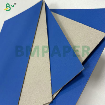 2 มิลลิเมตร 2.5 มิลลิเมตร ด้านเดียว สีฟ้า ลายสีเทา Backboard สําหรับกล่องของขวัญ 31 X 43 นิ้ว