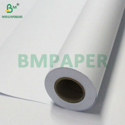 24' x 300ft 2' Core Inkjet Paper Bond Roll สําหรับการพิมพ์ แผนการวางแผน