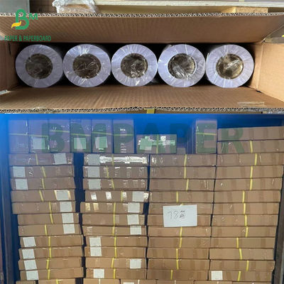 24' X 150ft ผิวเคลือบ 28lb Inkjet Plotter กระดาษบอนด์ม้วน 2' หลัก