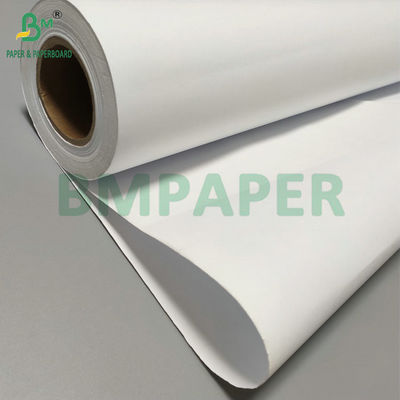 24' X 150ft ผิวเคลือบ 28lb Inkjet Plotter กระดาษบอนด์ม้วน 2' หลัก