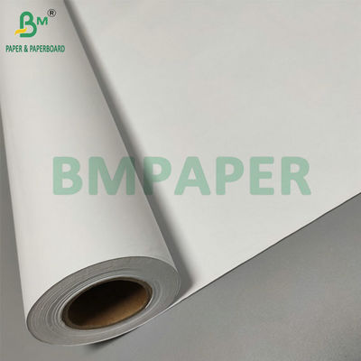 24' X 150ft ผิวเคลือบ 28lb Inkjet Plotter กระดาษบอนด์ม้วน 2' หลัก