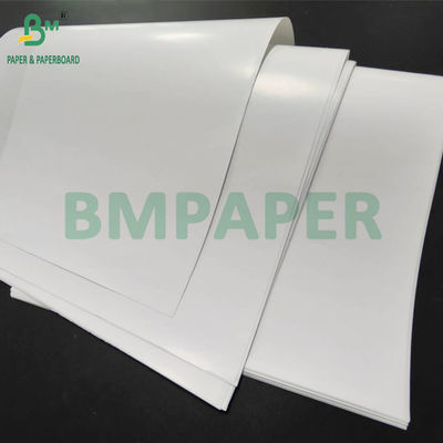 60# 90gm ผิวเคลือบด้านหนึ่ง C1S กระดาษแผ่นสําหรับการระบุอาหาร 32 'x 24'