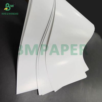 60# 90gm ผิวเคลือบด้านหนึ่ง C1S กระดาษแผ่นสําหรับการระบุอาหาร 32 'x 24'