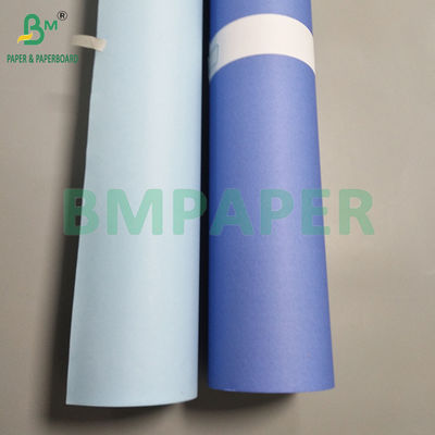 20LB 24&quot; Single Side สีฟ้าสด สีม่วง CAD Plotter เทคโนโลยี Bond หนังสือม้วน