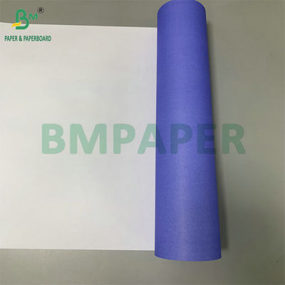 24' X 150ft ด้านเดียวสีม่วงสีฟ้า 20lb CAD Bond Paper Roll 2' Core