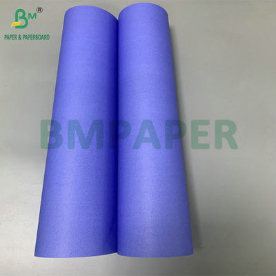 24' X 150ft ด้านเดียวสีม่วงสีฟ้า 20lb CAD Bond Paper Roll 2' Core
