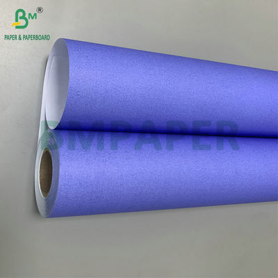 24' X 150ft ด้านเดียวสีม่วงสีฟ้า 20lb CAD Bond Paper Roll 2' Core