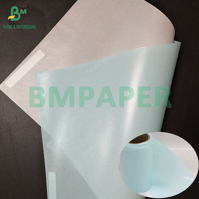 50 กรัม กระดาษกระดาษกระจกสีขาวและสีน้ําเงิน กันน้ํามัน กระดาษพับตัวเอง