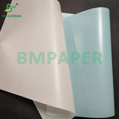 50 กรัม กระดาษกระดาษกระจกสีขาวและสีน้ําเงิน กันน้ํามัน กระดาษพับตัวเอง