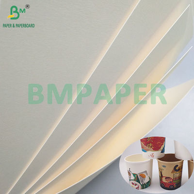 260gsm+18PE กระดาษกันน้ํามันอาหารเคลือบแมท สําหรับการทําถ้วยและถ้วยกระดาษครั้งเดียว