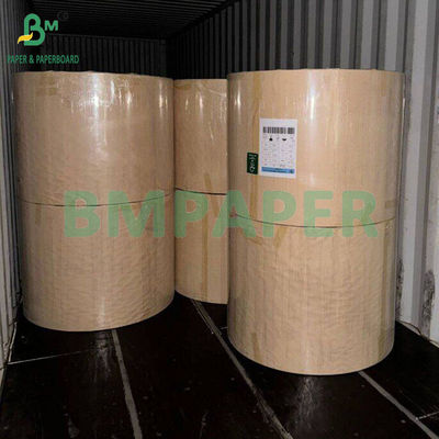 120 กรัม อาหาร ความแข็งแรงในการดึง กระดาษครัฟท์สีน้ําตาลสําหรับกระดาษถุง