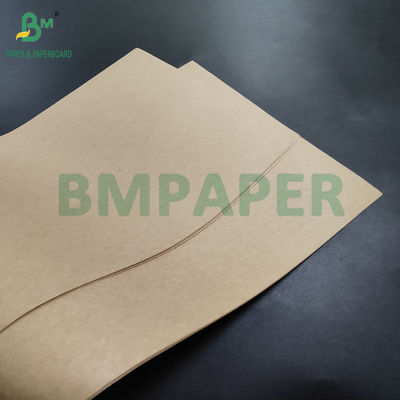 75 กรัม กระดาษครัฟท์ถุงสีน้ําตาลขัดขวางสูง สําหรับบรรจุซีเมนต์ 100 x 69 ซม.