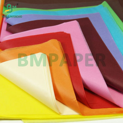 กระดาษบรรจุเนื้อผ้าสี 17 กรัม สําหรับผลไม้ บรรจุ 50 x 70 ซม น้ําหนักเบา