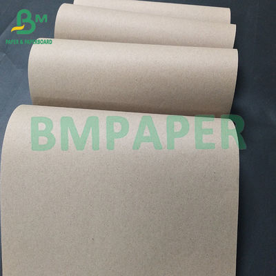กระดาษกระดาษ Kraft Liner ผสมผสมใหม่สีน้ําตาล 60 กรัม สําหรับการผลิตแกนท่อม้วน