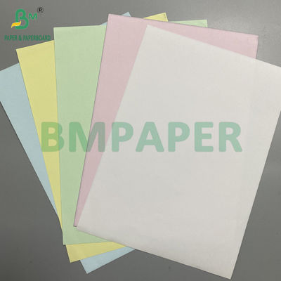 75 กรัม กระดาษไร้คาร์บอนดิจิตอลขนาดตัวอักษร สีดํา CB สีขาว CFB CF สีฟ้า เหลืองชมพู เขียว