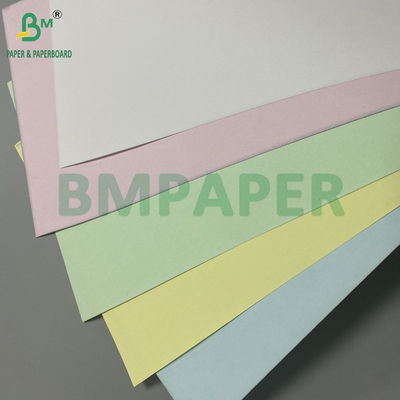 75 กรัม กระดาษไร้คาร์บอนดิจิตอลขนาดตัวอักษร สีดํา CB สีขาว CFB CF สีฟ้า เหลืองชมพู เขียว