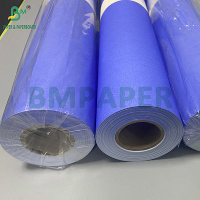 80gm Digital Plotter กระดาษม้วนรูปแบบกว้าง สีม่วง สีฟ้า 35&quot; X 300ft