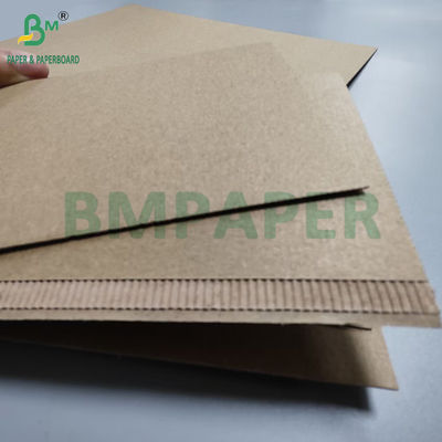 คราฟท์ บราวน์ บอร์ดกระดาษ corrugated N ฟลอยต์สําหรับบรรจุภัณฑ์โลจิสติกส์ 70 X 100cm