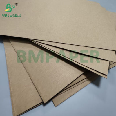 คราฟท์ บราวน์ บอร์ดกระดาษ corrugated N ฟลอยต์สําหรับบรรจุภัณฑ์โลจิสติกส์ 70 X 100cm