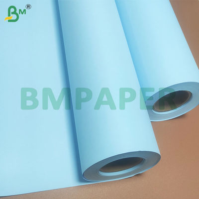 80 GSM CAD Double Size Blue Bond Paper Roll สําหรับการวาดภาพทางวิศวกรรม
