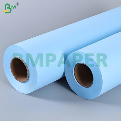 80 GSM CAD Double Size Blue Bond Paper Roll สําหรับการวาดภาพทางวิศวกรรม
