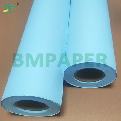 80 GSM CAD Double Size Blue Bond Paper Roll สําหรับการวาดภาพทางวิศวกรรม