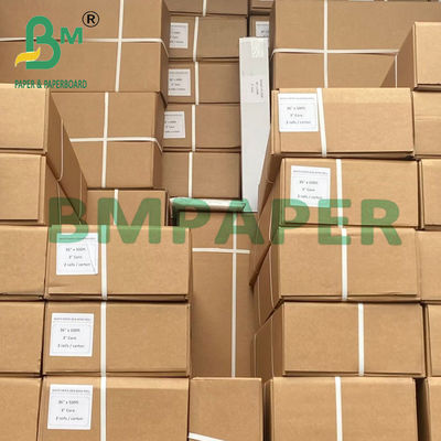 กระดาษ CAD Plotter ไม่เคลือบ 21lb สําหรับการออกแบบเครื่องมือหรือเครื่องแต่งกาย