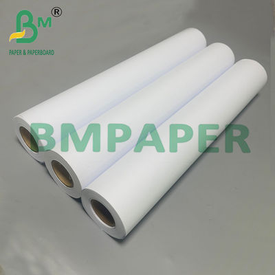 กระดาษ CAD Plotter ไม่เคลือบ 21lb สําหรับการออกแบบเครื่องมือหรือเครื่องแต่งกาย