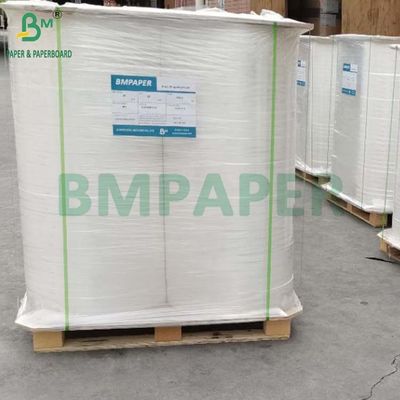 34mm x 6000m กระดาษสีขาว MG 25g 26g สําหรับการบรรจุสลัดพลาสติก