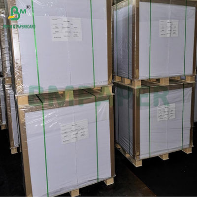 250 กรัม 12pt C2S กระดาษปกกระจกกระจกกระจกสีขาว 88 × 66cm 70 × 100cm