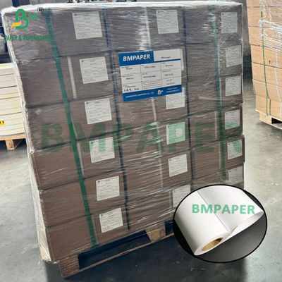 80 กรัม กระดาษกราฟสีขาวม้วน 1220 มม กว้าง X 150 มม ยาว 3 &quot; หลัก OEM กระดาษกล่องบรรจุ