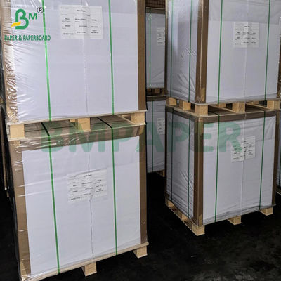 กระดาษเนียนสีขาวดิจิตอลไม่โปร่ง 100lb 23X35in ใบว่าง