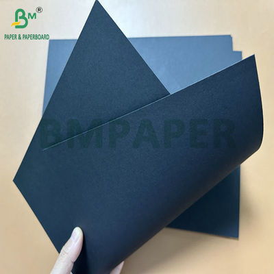 300 กรัม 350 กรัม 65 x 90 ซม. กระดาษครัฟท์สีดําไม่เคลือบ สําหรับกล่องของขวัญ