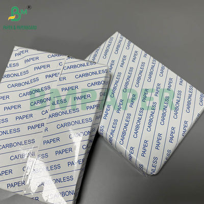 75gr 78gr กระดาษไร้คาร์บอน CF สีเหลือง CFB สีฟ้า ตัวอักษร ขนาด 216x279mm ภาพ สีดํา